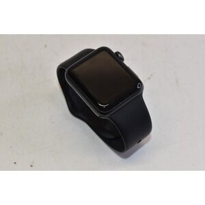 Apple Watch Series 3 GPS 38mm A1858 Space Gray Sport Band- FOR PARTS- LOCKED